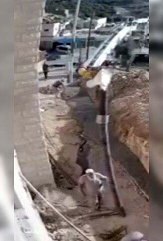 Heavy Machinery Goes Crazy And Hammers Man Into The Ground