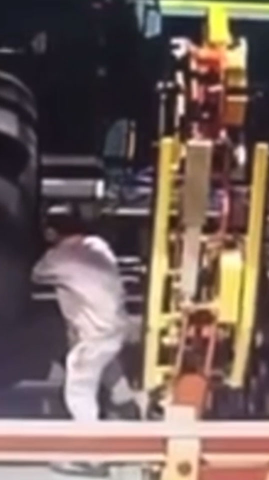 Man Sticks His Hand Into Industrial Machine Causing It To Explode