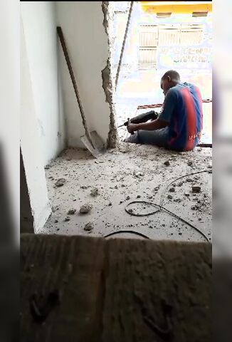 Man Demolishing Wall With A SCS Drill Killed When The Ceiling Falls On Him