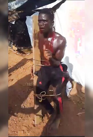 Man Tied Up And Beaten With Machetes