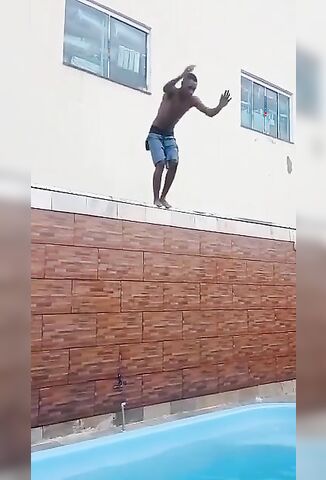 Front Flip Into Pool Ends In Death