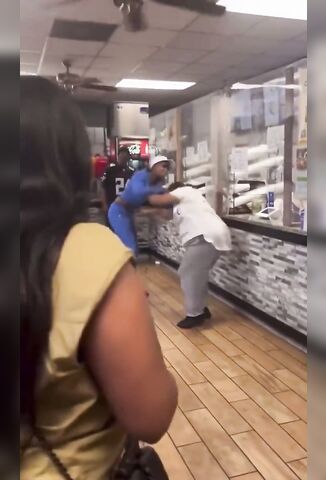 Girl Gets Stabbed In Fast Food Joint