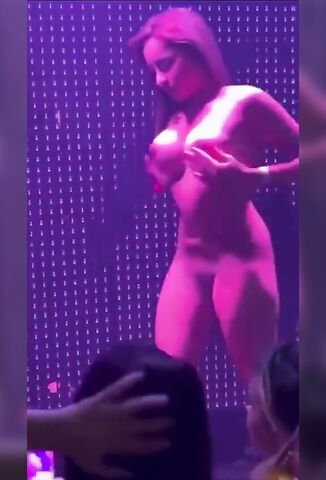 Brazilian Singer Gets Her Pussy Eaten By A Naked Fan On Stage