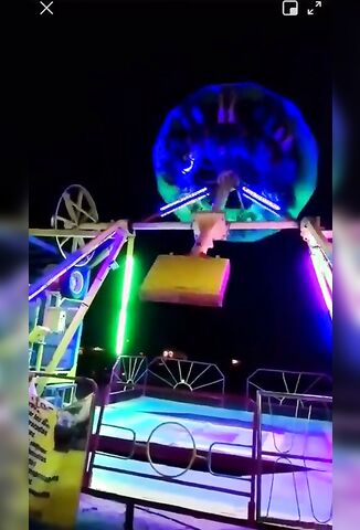 Fairground Ride Malfunctions Sending Girl Flying