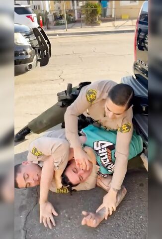 Paraplegic Takes A Facial Beating From Two Officers
