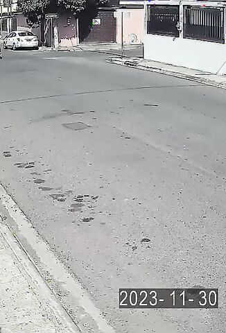 Oblivious Female Biker Sideswiped Hard By Oncoming Truck