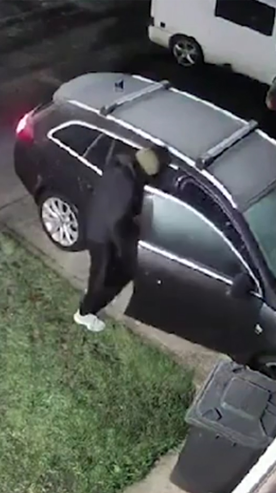 Man Trying To Stop Thieves Stealing His Car Gets Smashed To Pieces