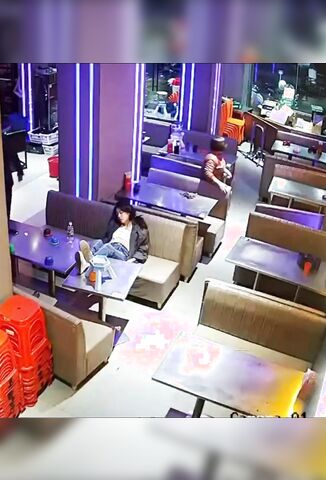 Deviant Sexually Assaults Sleeping Girl In Cafe