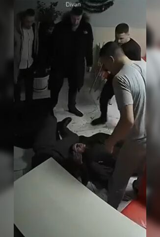 Brutal Attack On Three Men In Russian Night Cafe