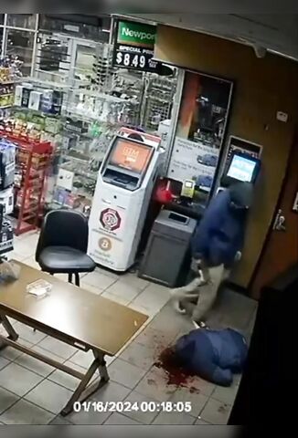 Brutal - Man Hammered To Death In Convenience Store