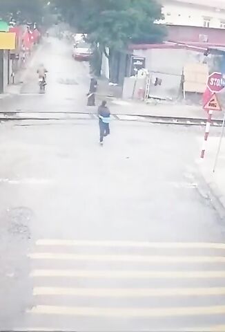 Train Takes Biker To Another Land