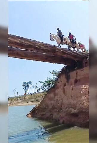 Horse Backs Up Falls Off Cliffs And Kills Rider