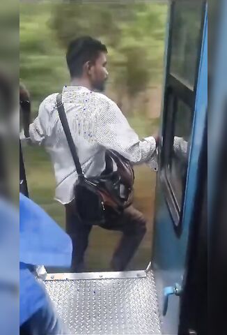 Another Indian Dude Jumping To His Death On The Daily Commute