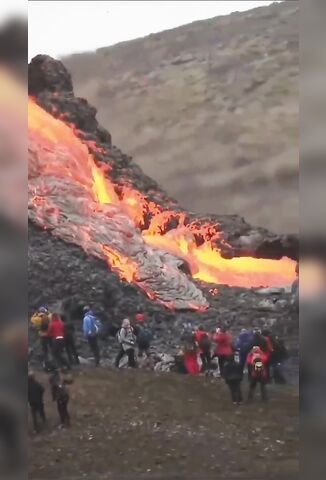 Casual Volcano Tourism In Iceland