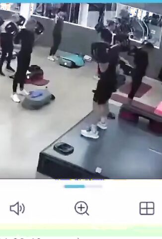Man Enters The Gym And Casually Sets It On Fire
