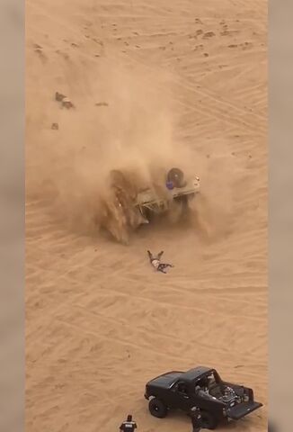 Ragheads Flip In The Dunes Ejecting And Killing Two
