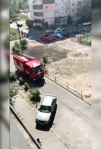 Fire Truck Attends Callout And Man Suicides Right In Front Of Them