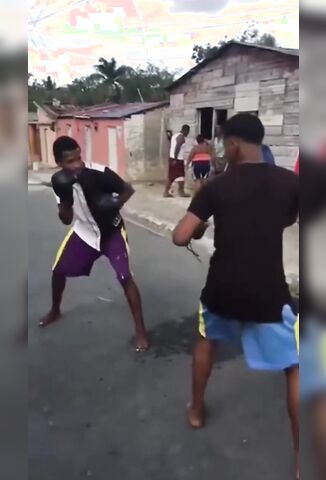 Boxing In The Street Leads To A Knockout With Brain Damage