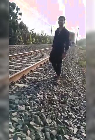 Another Indian Tik Toker Feels The Wrath Of An Express Train
