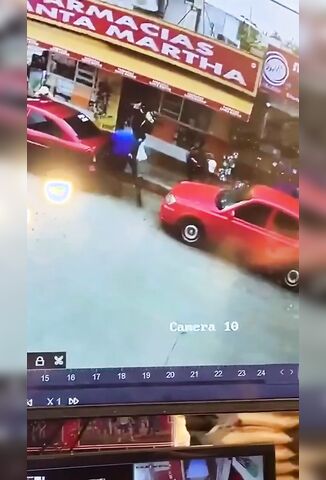 Hitman On A Dirt Bike Shoots His Target Dead In The Street