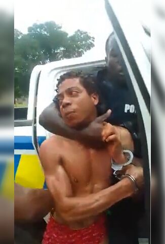 Man Resiting Arrest Learns The Hard Way In Jamaica