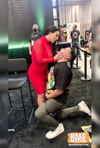 Fan Pays To Have Porn Star Angela White Spit Into His Mouth