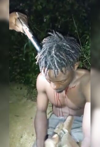 Man Executed In The Jungle After Quick Interrogation Then Shot In The Groin