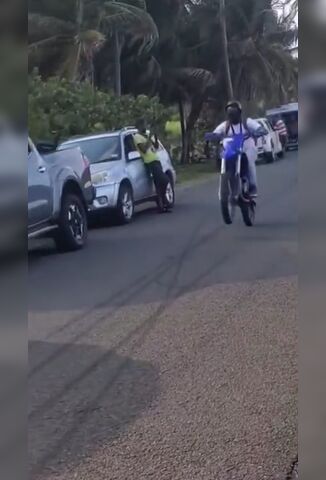 Wheelieing Biker Dies In Brutal Head On Collision With Another