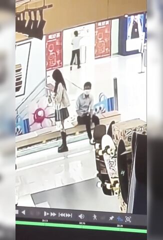 Pervert Captured Sticking His Head Up Young Girls Skirts