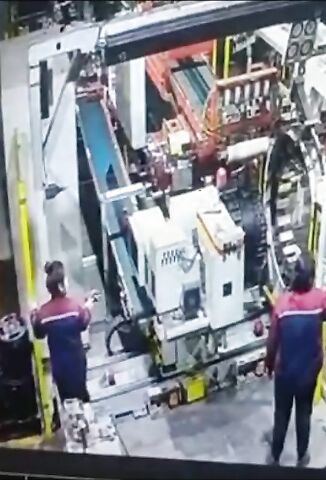 Cleaning Lady Suffers Crush Injuries When Worker Starts The Machine