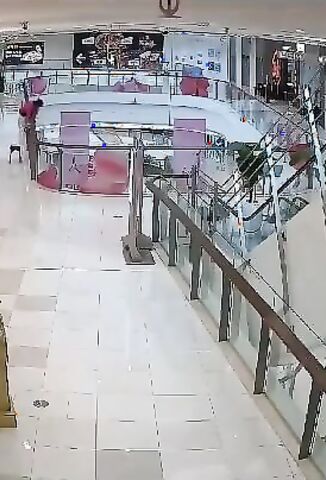 Sad Lady Jumps From Mall Top Floor Lands On And Kills Passer-by On The Ground Floor