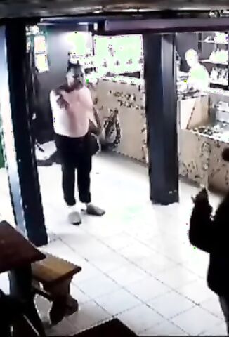 Crazed Shirtless Man Beats A Customer To Death In A Takeaway Shop