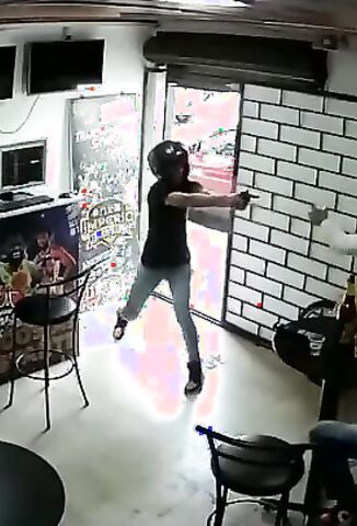 Clumsy Hitman Finishes The Job While Bystander Watches