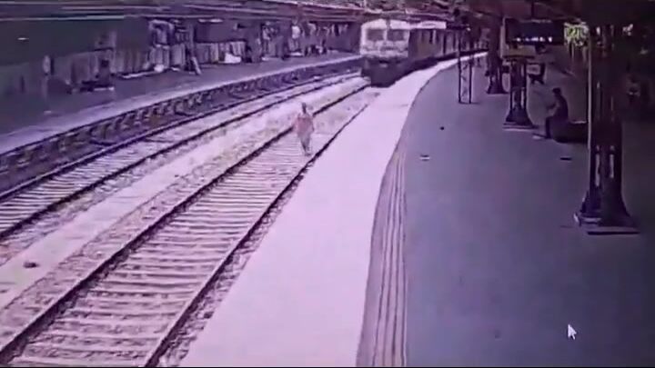 Girl Having An Argument With Her Boyfriend Jumps On Train Tracks