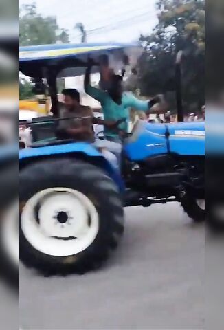 Indian Tractor Drifting Goes Terribly Wrong