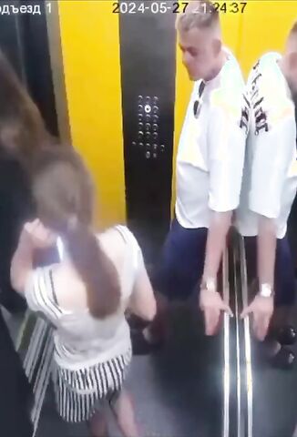 Pedo Caught Touching Up An 11 Year Old Girl Who Was With Her Sister In The Elevator