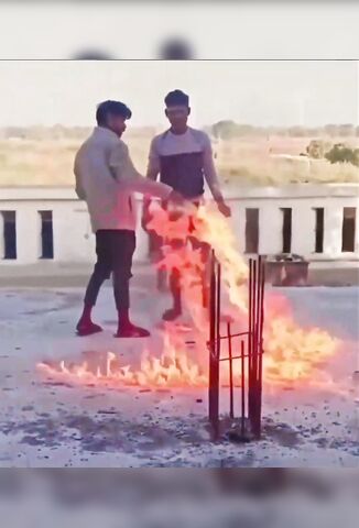 Indians Being Indians Playing With Fire