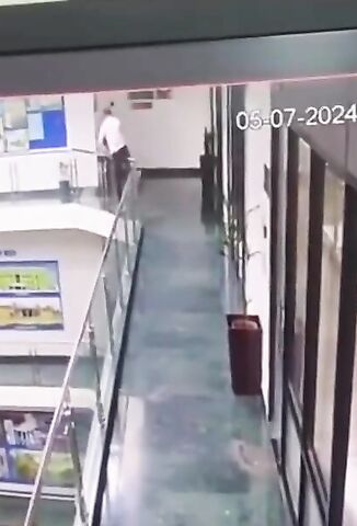 Man Captured on CTV Jumping To His Death In Mall Suicide