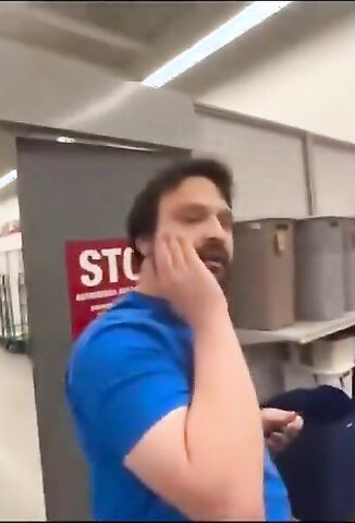 Alleged Pedo Gets Called Out In Store And Tries To Run Away Shouting Help