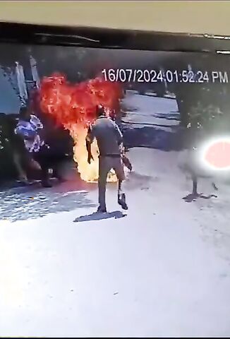 Son Sets His Mother On Fire At Police Station Over Land Dispute