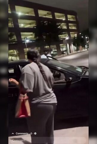 Crazed Naked Dude Jumps In Guys Car Then Pants Him With It