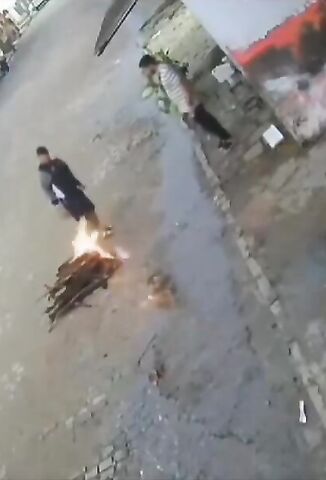 Idiot Pouring Petrol On A Lit Fire Goes Up In Flames