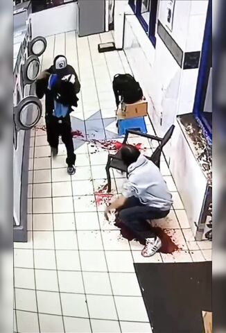 Crazed Lunatic Stabs Man To Death In Laundromat For No Reason