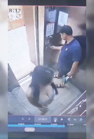 Girl With A Great Rack Gets Sexually Assaulted In The Elevator