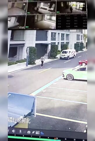 Van Driver Runs Over Guy In Plain Sight