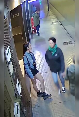 Girl With Great Legs Gets Her Phone Stolen By Drive By Scooter Thief