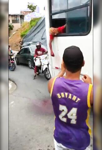 Man Stuck His Head Out Of The Window For Fresh Air And Got Hit By A Pole