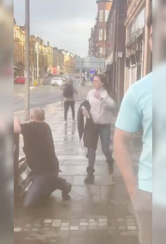 Scottish Crackheads Smashing Up A Shop Get Served By The Local Community