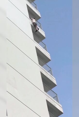 Jumper Falls From Apartment Complex To A Thumping End