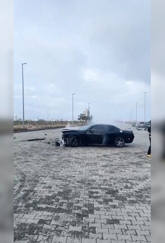 Guy Rages After Pulling Out Onto A Drag Strip Race